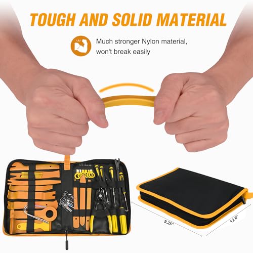 GOOACC 330Pcs Trim Removal Tool Auto Push Pin Bumper Retainer Clip Set - color: 330Pcs Clips Removal Kit Yellow