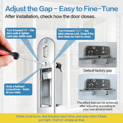 Reachout Lock and Receiver Kit, Compatible Andersen Sliding Door