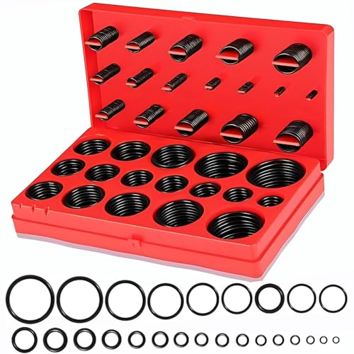 419 Pcs O-Ring O Rings Assortment Kit 32 Sizes Nitrile Rubber - style: 32 Size/419 Pcs