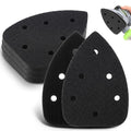 5 Pcs 6 Holes Foam Sanding Pad, Black, Compatible with Ryobi Sander - color: Black, size: 6 Holes