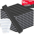 FINDMAG Adhesive Magnet Strips, 50 Pack 2.36x0.39x 0.12in, Rare Earth - color: Black, size: 2.36 x 0.39 x 0.12 in