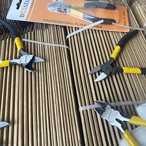 BOOSDEN Wire Cutter 5 inch Cutting Pliers Diagonal Cutter Snipper - size: 5"- 1 Pack