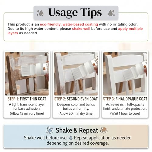 White Touch-Up Paint for wood, Doors, Cabinets & Furniture 2-Pack - color: White + White