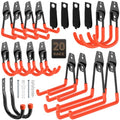 Heavy Duty Garage Hooks for Storage & Hanging Items, 20-Pack - color: 20-Pack Set Orange