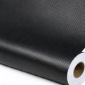 Qextce Perforated Leather Repair Patch Tape, Black, 8x100 Inch - color: Black, size: 8x100 inch