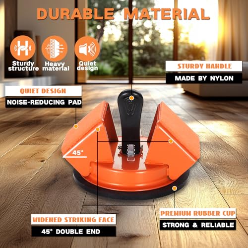 REXBETI Floor Gap Fixer Tool, Plank Gap Repair Kit, Heavy Duty Suction Cup - size: 6