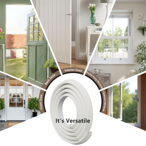 9.8 Ft V Shape Weather Stripping Door Seal Window Insulation Strip - size: 1 Pack*9.8 Ft