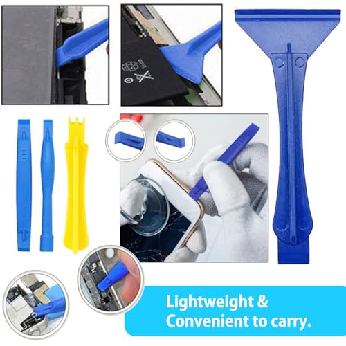 Spudger Tool Kit, 23 Pcs Cell Phone Repair Tool Kit, Pry Tools for Electronics, Metal Spudger, Plastic Pry Tool, Screwdrivers/Tweezers/Spudger Kits for iPhone, Laptop, Tablet, Computer, iPad