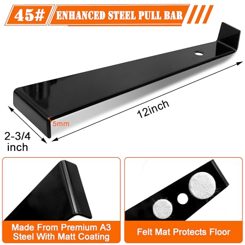 49 Pack Laminate,Vinyl Flooring Installation Kit,Flooring Tools,Tapping Block for Vinyl Plank Flooring,Pull Bar,Floor Spacers, Rubber Mallet