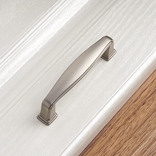 KOOFIZO 30 Pack 3 in Brushed Nickel Cabinet Pulls, Drawer Handles 1817 - color: Brushed Nickel, size: 3" CC - 30Pcs