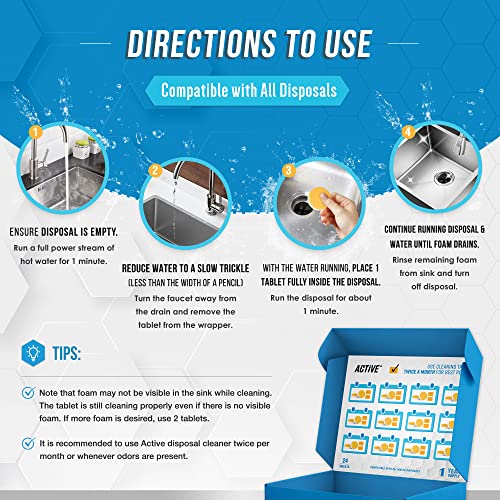Washing Machine Dishwasher & Disposal Cleaning Tablets - Appliance Refresh Bundle Includes 12 Month Supply Cleaner Deodorizer, Washer Descaler, Disposer Freshener Deep 72 - style: 24 Washer + 24 Dishwasher + 24 Disposal Tablets