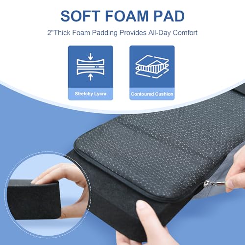 SPRING SEAON Knee Scooter Cushion Pad Cover, Sky Blue - color: Sky Blue