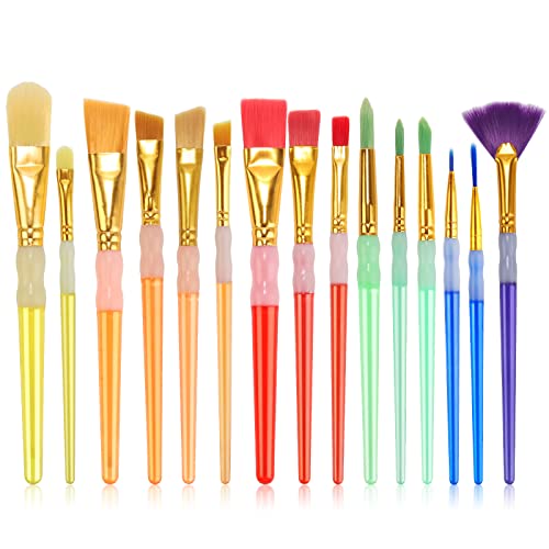 15Pcs Paint Brushes Value Pack - size: Large