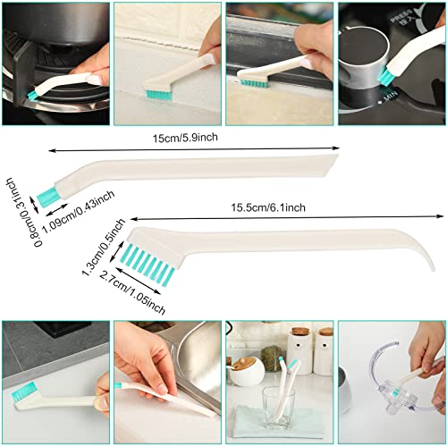 Nuenen 16 Pcs Small Household Cleaning Brushes for Deep Detail Cleaner