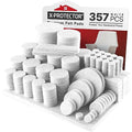 357 PCS White Felt Furniture Pads X-Protector with Many Big Sizes - size: 357 PCS White