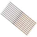 PATIKIL 0.9mm Drill Bit Carbide for Stainless Steel Hard Metal 130° 10 Pack - size: 0.9mm