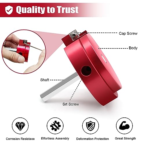 PVC Pipe Reamer, 6 Piece Plastic PVC Pipe Fitting Saver Kit Fit into Standard 1/2" Drills PVC Socket Saver Tool Contains 3/4inch, 1inch, 1-1/2inch, 2inch, 3inch, 4inch Head