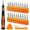 JOREST 24Pcs Small Precision Screwdriver Set with Torx T5 T6 T8 T9, Y00, P5 - style: 24 in 1