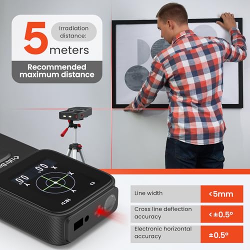 LifeBasis Stud Finder Wall Scanner, 10 in 1 Measuring Tool