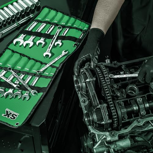 SK Combination Wrench Set, SAE & Metric, 16-Piece, Premium CR-V Steel