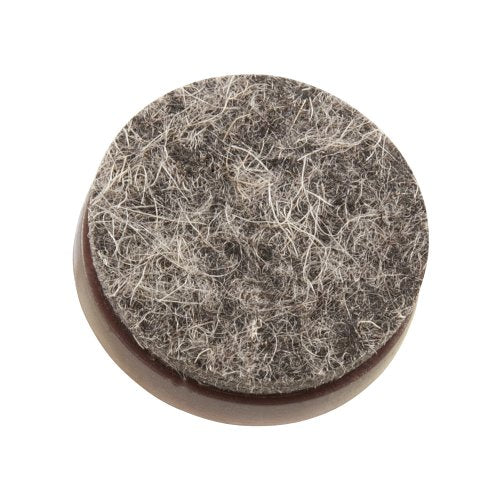 SoftTouch 1" Round Nail-On Felt Furniture Sliders, Protective Heavy-Duty Felt Pads for Wood Furniture and Hard Surfaces, 48-Count, Brown - color: Brown, size: 1 Inch, style: Value Pack