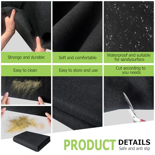 8.2x10.2FT Outdoor Storage Shed Floor Mat, Tent Carpet for Camping Patio - size: 8.2 x 10.2 FT
