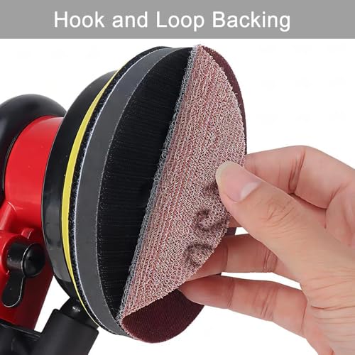 6 Inch 50 Pcs Wet Dry Hook and Loop Sanding Discs, No Hole, 5000 Grit - style: Grit 5000