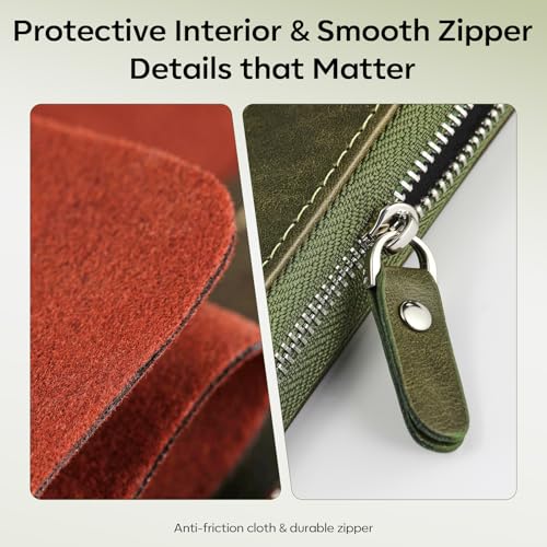 FAMILIFE Stainless Steel Manicure Set 11-in-1 Professional Nail Clipper Kit - color: Dark Green