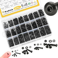 KADRICK M2-M5 Metric Screw Assortment,2000PCS Hex Socket Button Head - size: M2-M5 2000Pcs