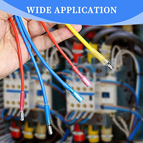 Qibaok 320PCS Heat Shrink Bullet Connectors Kit Female & Male Bullet Butt Terminals Insulated Waterproof Electrical Marine Crimp Automotive Connectors
