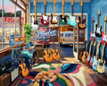 Springbok Fender Guitar Shop 1000 Piece Guitar Jigsaw Puzzle for Adults - style: Guitar Shop