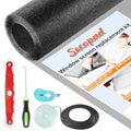 Secopad Window Screen and Screen Door Mesh Repair Kit, Black, 48in x 118in - color: Black, size: 48in x 118in