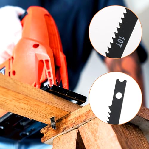 TIESOME 14Pcs U-Shank Jig Saw Blade Set, Carbon Steel Jig Saw Blades