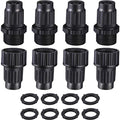 Mudder 4 Sets Garden Expandable Hose Repair Kit, 3/4 Inch