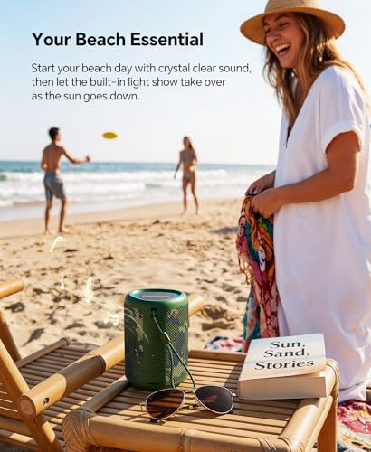 Portable Bluetooth Speaker Beach Essentials: IPX5 Waterproof for Outdoor - color: Camo