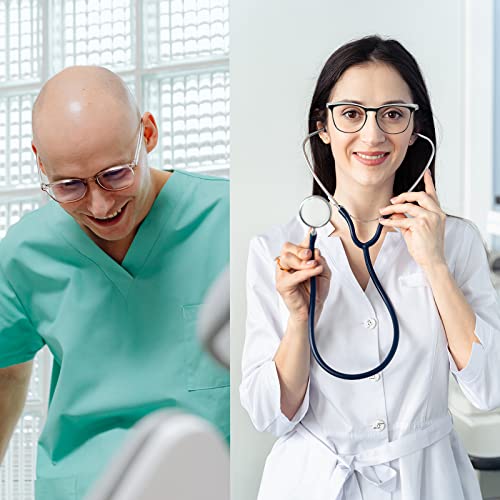 Safety Glasses for Men Women, Anti Fog Safety Goggles Comfortable Blue Light Blocking UV Protective Adult Nurse - color: Square Black Blue Grey 4pack