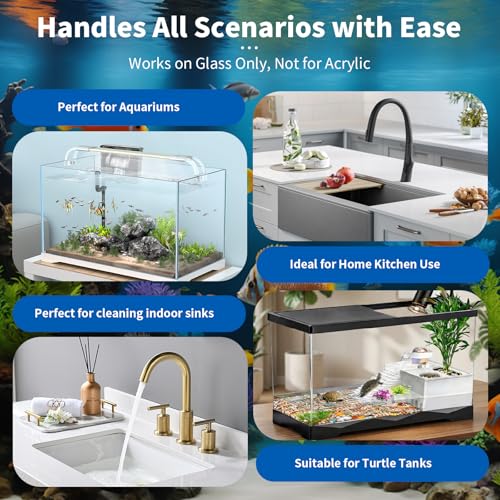 Promising Aquarium Cleaning Brush, Double Sided Sponge Fish Tank Scrubber