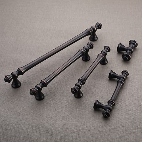 Asidrama 10 Pack 3 Inch(76mm) Oil-Rubbed Bronze Kitchen Cabinet Handles, Cabinet Pulls Kitchen Cabinet Hardware for Cupboard Drawer Handles Dresser Pulls - color: Oil Rubbed Bronze, size: 3" Hole Center, style: 10 Pack