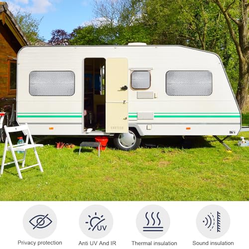 DGSL Double Reflective Bubble Foil Insulation Foam, 59IN X 8.2FT Window Insulation for Summer Heat Reflective Window Film for Window, Garage Door, RV, Roof - size: 59 in x 8.2 ft