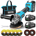SEESII Cordless Angle Grinder 4-1/2 Inch, 10000RPM Brushless Motor