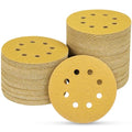 100PCS 5 Inch Sanding Discs 100 Grit Random Orbit Sander Sandpaper | Premium Gold Orbital Sander Pads，Hook and Loop Sand Paper Sander discs,Sanding Pads for Metal,Car,Wood - style: Advanced Aluminum Oxide