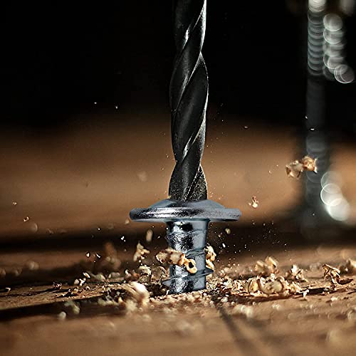 #8 x 1/2" Wood Screw 500Pcs Alloy Steel Standard Thread Truss Head Fast Self Tapping by SG TZH - color: Silver - Alloy Steel, size: #8 x 1/2"