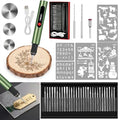 Engraving Pen,Lightweight Kit,35 Bits,3 Speed,Beginner-friendly Craft Tool - color: Green