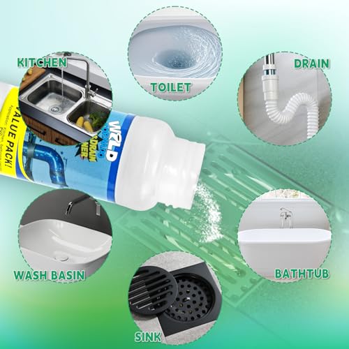 Drain Cleaner Powder, Wild Tornado Sink and Drain Cleaner 6Pcs - size: 6Pcs