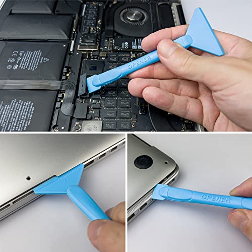 HowFixit 12-in-1 Electronics Opening Tool Kit, Professional Anti-Static Spudger Set with Plastic & Metal Pry Tools for Laptop, MacBook, PC, PS4, PS5, Xbox, Switch, Controller Repair - color: 12-in-1