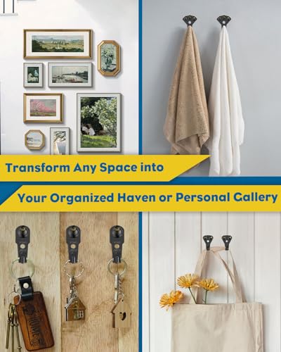 Uniclife 152 Pcs Picture Hanging Kit, 10 lb, 20 lb, 30 lb, 50 lb, 75 lb, 100 lb Heavy Duty Picture Hangers for Drywall & Wood, Picture Hanging Hooks for Hanging Photos Mirrors Paintings,Black - size: 152 Pcs, style: Black