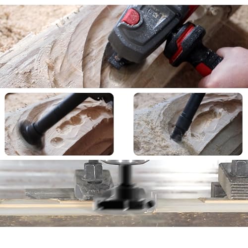 5/8-11 Thread Angle Grinder Disc Set- 2-1/2" & 1" Cutting Diameter, 5/8"-11 Thread Angle Grinder Extension Shaft for Angle Grinder, CNC, Desktop Handheld Router - style: 2.5-Inch-SET