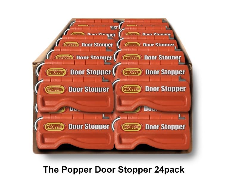 Propper Door Stopper - Professional Door Stop for Moving Office Home or School - Great for Police, Admin, Firefighters and Any time You Need a Door to Stay Open (24 Pack) - style: 24 Pack