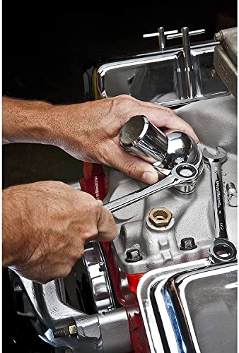GEARWRENCH 30 Piece 12 Pt SAE/mm Ratcheting Combination Wrench Set| 86702 - size: 30 Piece