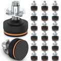 20 Pcs Adjustable Furniture Feet Levelers with Floor Protectors
